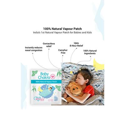 BabyChakra 100% Natural Vapour Patch-5's - Cotton Buds & Balls