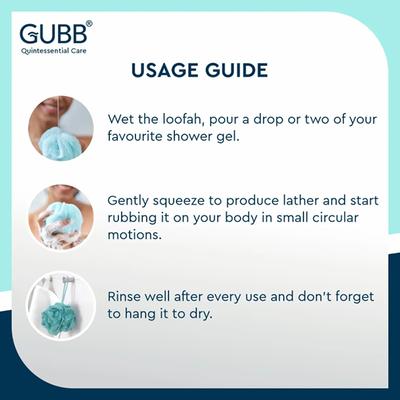 Gubb Exfoliating Bath Loofah - Coral 1's - Loofahs & Sponges