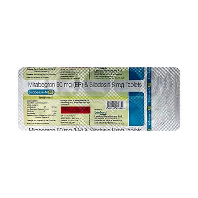 SILDOEASE M 50 Tablet 10's - Bladder And Prostate Disorders-Dru