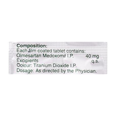 Olmax 40mg Tablet 15'S - Hypertension-Ang