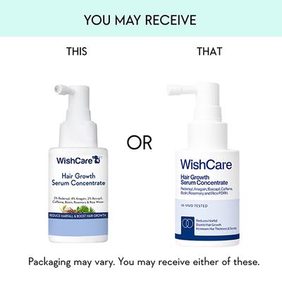Wishcare Hair Growth Serum Concentrate with Redensyl - In-Vivo Tested-Boosts Hair Growth (30ml) - Hair Serums