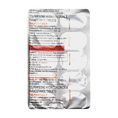 TOLPERITAS P Tablet 10's - Muscle Cramps/Spasticity-Mus