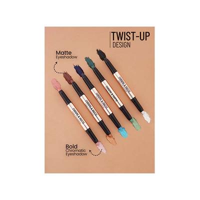 Swiss Beauty Chrome and Matte Twin Eyeshadow-Autumm Break 2 gm - Eyeshadow, Bases & Primers