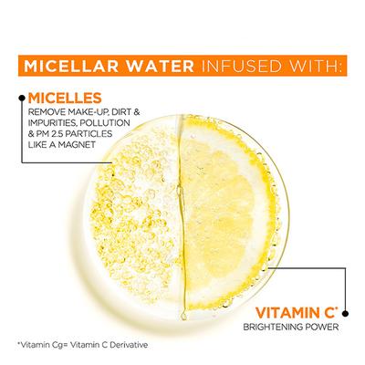 Garnier Micellar Cleansing Water With Vitamin C 125ml - Face Wash & Cleansers