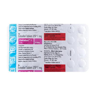 Estrabet 1mg Tablet 28'S - Hormonal Therapy-Oes