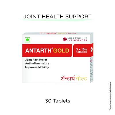 Millennium Lyf Sciences Antarth Gold Antarth Gold Tablets (Pack of 3 x 10's) - Pure Herbs