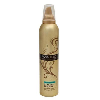 Nova Gold Natural Firm Hold Long Lasting Hair Styling Mousse 300 ml - Hair Gels & Waxes