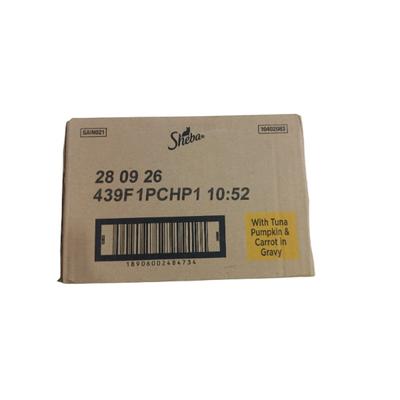 Sheba Fine Food For Cats - Tuna Pumpkin & Carrot in Gravy (Pack of 70 gm x 28) 1's - Petfood