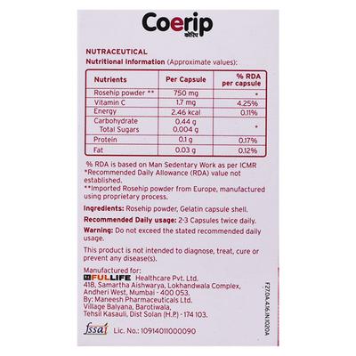 Coerip Capsule 30'S - Supplements-Sup
