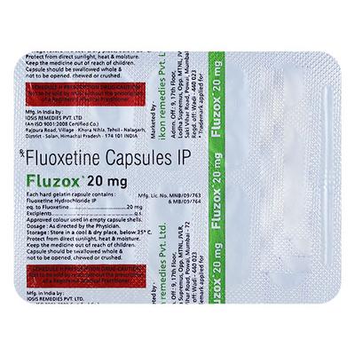FLUZOX 20 MG Capsule 10's - Depression-Ant