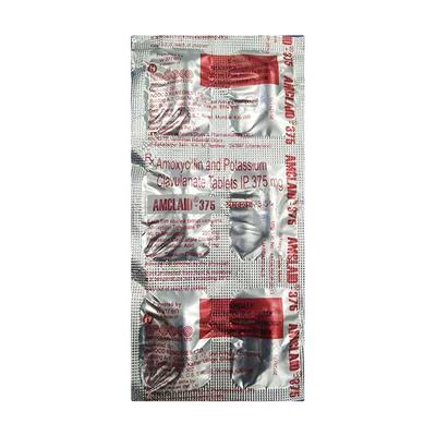 Amclaid 375mg Tablet 6'S - Bacterial Infections-Pen