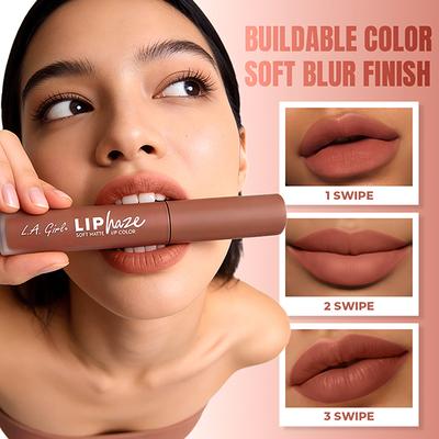 L.A.Girl Lip Haze Blurring Soft Matte Lip Color My Fav 3.3 ml - Lipsticks