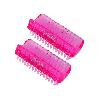 Vega Dual Surface Nail Brush, Blue 2's - Nail Care