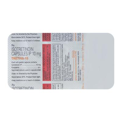 Tretiva 10mg Capsule 10'S - Acne-Acn