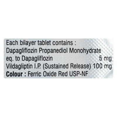 VIDAGLO D 5 Tablet 10's - Diabetes-Ant