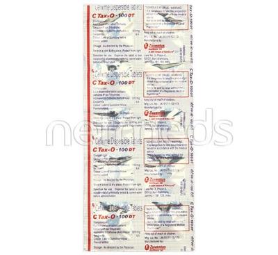 C Tax O DT 100mg Tablet 10'S - Bacterial Infections-Cep