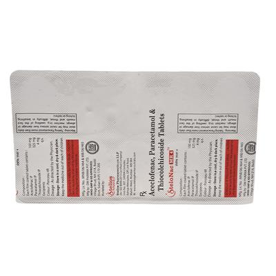 STELONAC MR Tablet 10's - Pain relief-Nsa