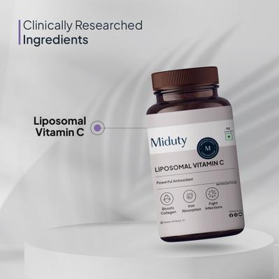 Miduty Liposomal Vitamin C Capsules 90's - Vitamin C