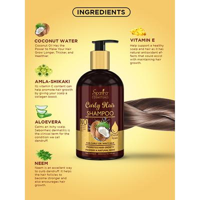Spantra Curly Hair Shampoo 300 ml - Shampoos