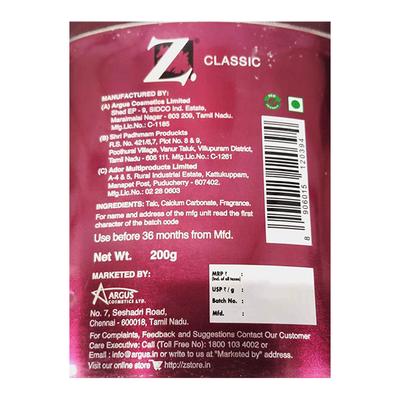 Z Classic TALC FOR MEN 200 g - Talcum Powders