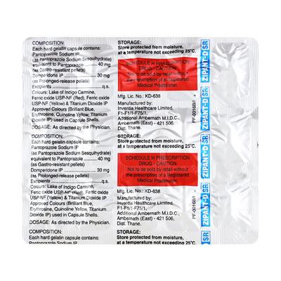 ZIPANT DSR Capsule 15's - Ulcer/Reflux/Flatulence-Aaa