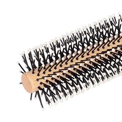 Bronson Professional Round Hair Brush Wooden for Quick Curls, Waves and Volume to Hair 12's - Hair Brushes