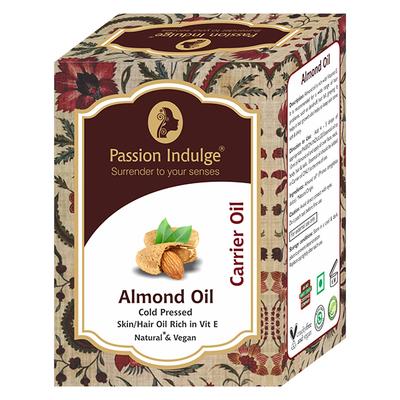 Passion Indulge ALMOND Carrier oil for skin & hair care 60ML - Carrier Oils