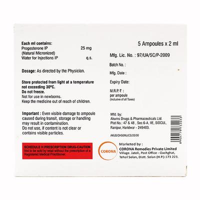 C HOP AQ 50 Injection 2ml - Hormonal Therapy-Oes