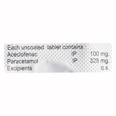ACEPHAZE P Tablet 10's - Pain relief-Ano