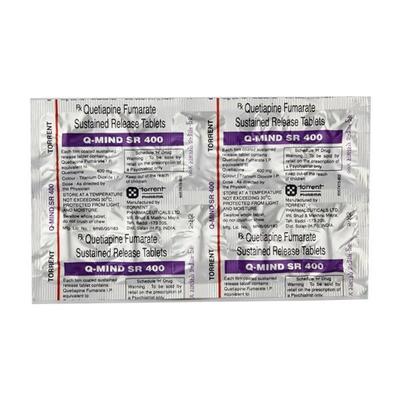 Q Mind SR 400mg Tablet 10'S - Schizophrenia-Aps