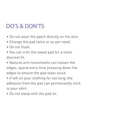 Sirona Underarm Sweat Pad 80's - Intimate Care