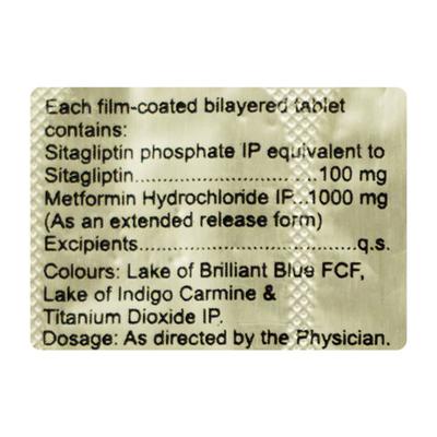 ALSITA M 100 FORTE Tablet 10's - Diabetes-Ant