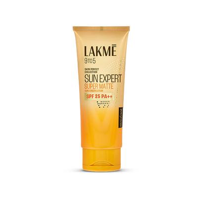 Lakme Sun Expert SPF 25 PA++ Super Matte Lotion Sunscreen, Lightweight, Non Sticky 50 ml - Face Sunscreen