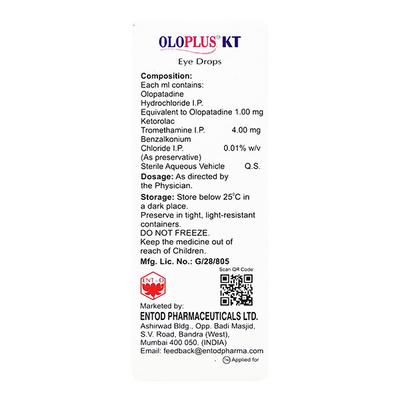 OLOPLUS KT Eye Drops 5ml - Eye conditions-Oph