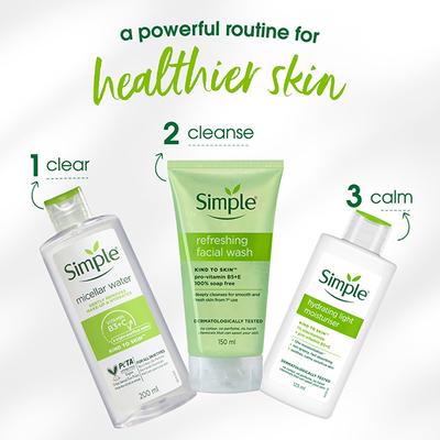 Simple Kind To Skin Hydrating Light Moisturiser 125 ml - Face Moisturizers