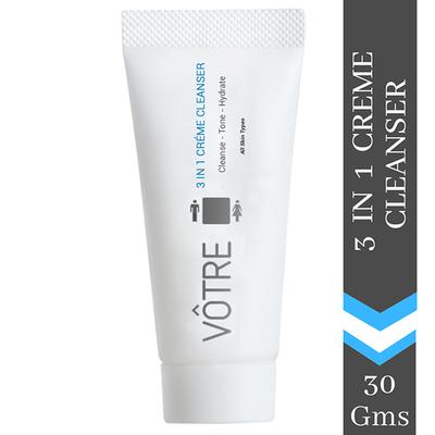 Votre 3 IN 1 Creme Cleanser 30 gm - Face Creams