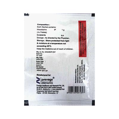 MESALINE 1 Pellets 2g - Ulcerative Colitis/Bowel Inflammatory Disease-GIT