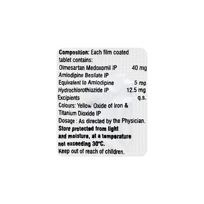 Triolvance 40mg Tablet 10'S - Hypertension-Ana