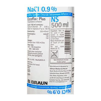 NS ECOFLAC (B BRAUN) Infusion 500ml - Supplements-Int