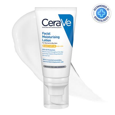 CeraVe PM Facial Moisturising Lotion - Normal to Dry Skin 52 ml - Face Wash & Cleansers