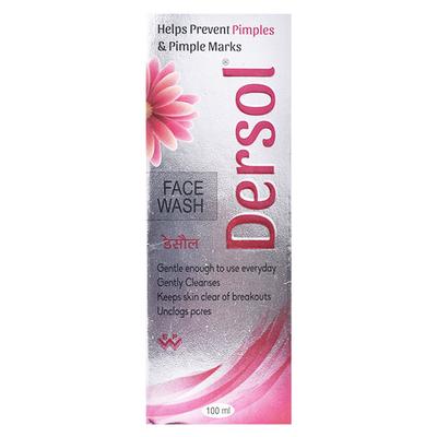 Dersol Face Wash Gel 100ml - Dry Skin-Emo