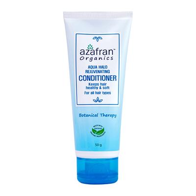 Azafran Organics Aqua Halo Rejuv Conditioner 50 gm - Straight Hair