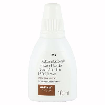 OTRIFRESH 0.1% Nasal Spray 10ml - Nasal Congestion-Nas