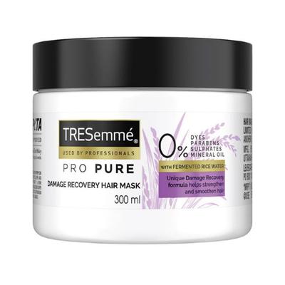 Tresemme Pro Pure Damage Recovery Mask , Sulphate Free & Paraben Free, For Damaged Hair 300 ml - Hair Serums