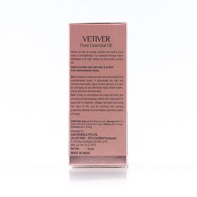 Oshea Herbals Vetiver Pure Essential Oil 15 ml - Essential Oils