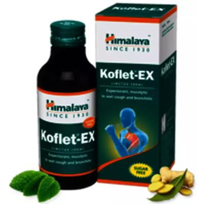 Himalaya Koflet-Ex Sugar Free Linctus - Peppermint & Ginger 100 ml - Cough & Cold (Ayush)