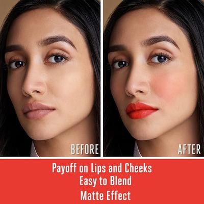 Lakme 9 To 5 Weightless Mousse Lip & Cheek Color Tangerine Fluff 9 Gm - Lipsticks