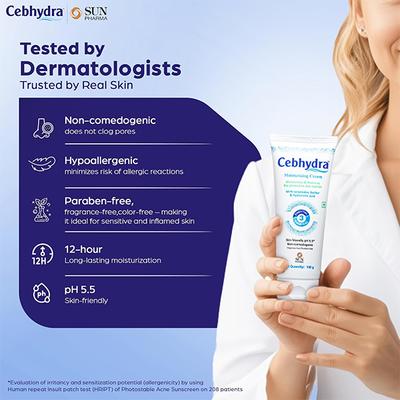 CEBHYDRA MOISTURIZING Cream 100gm - Dry Skin-Emo