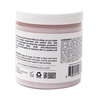 VITAMINS & SEA BEAUTY, Sea Lavender Chamomile Over Night Sleep Mask 240gm - Masks & Peels