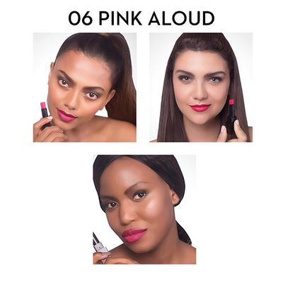 SUGAR Cosmetics Nothing Else Matter Longwear Lipstick - 06 Pink Aloud (Bright Fuchsia Pink) 3.5 gm - Lipsticks